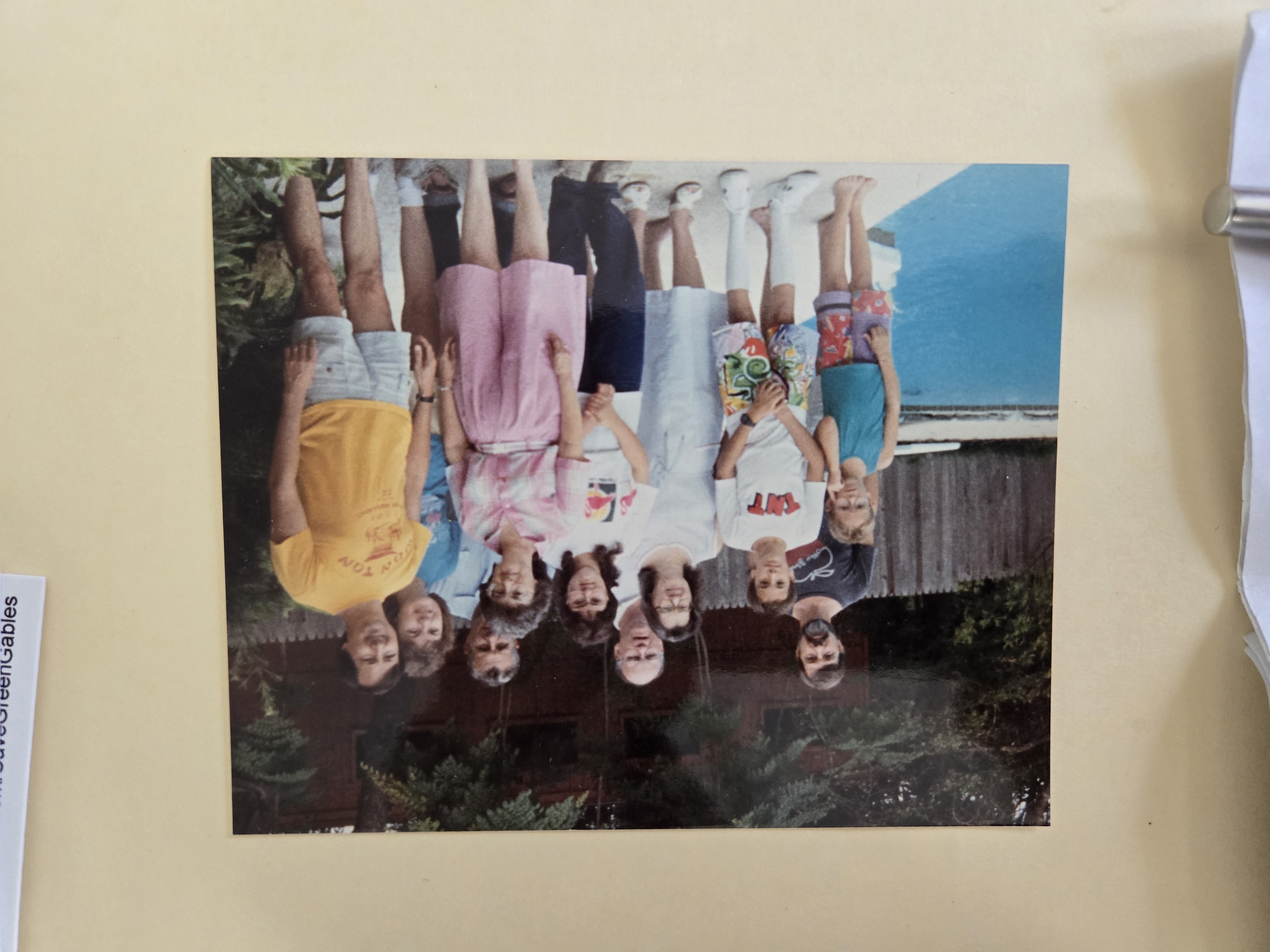 L to R:  Lyman, Jackie, Gene, Lee, Scott, Maxine, Helene, Sandra, Darlene, David